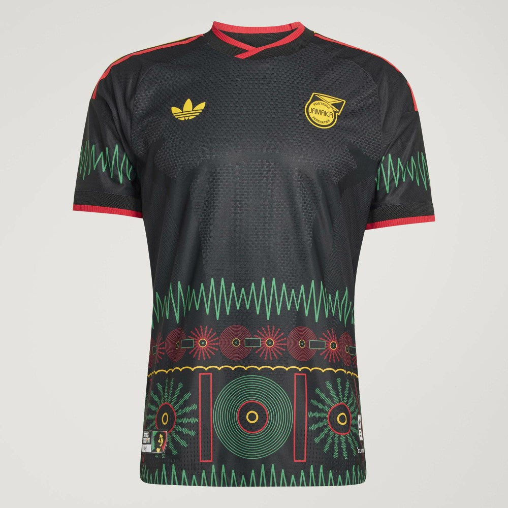 Jamaica National Team 2026 Away On-Field Jersey Black | Adidas Sale