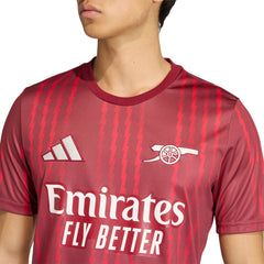 Arsenal 2025/26 Pre-Match Training Jersey Red | Adidas Online