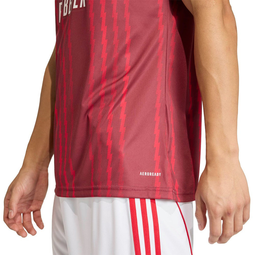 Arsenal 2025/26 Pre-Match Training Jersey Red | Adidas Online
