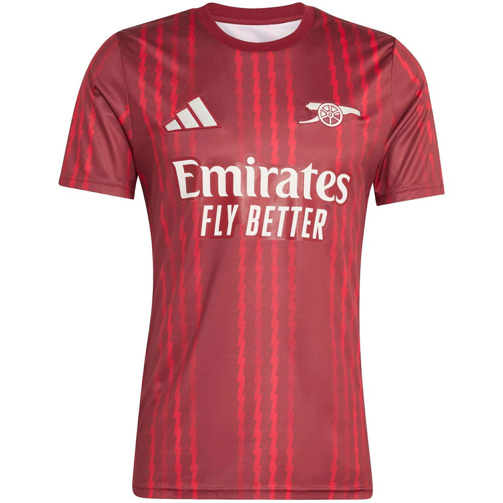 Arsenal 2025/26 Pre-Match Training Jersey Red | Adidas Online