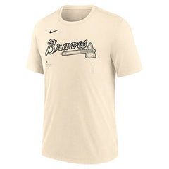 Atlanta Braves Nike Wordmark Tri-Blend T-Shirt - MLB