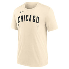 Chicago Cubs Nike Wordmark Tri-Blend T-Shirt - MLB