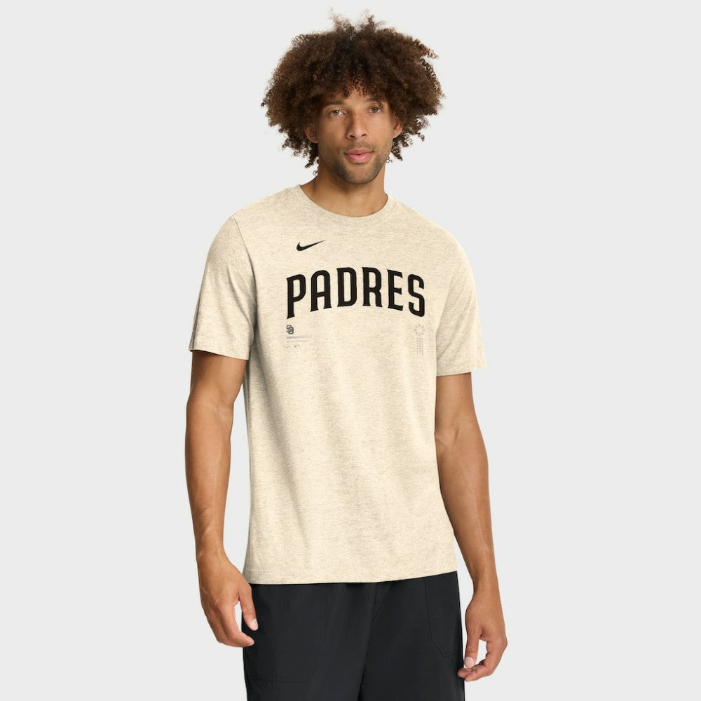 San Diego Padres Nike Wordmark Tri-Blend T-Shirt - MLB