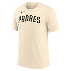 San Diego Padres Nike Wordmark Tri-Blend T-Shirt - MLB