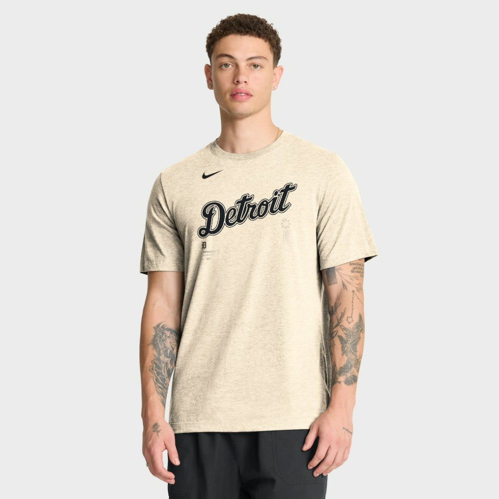 Detroit Tigers Nike Wordmark Tri-Blend T-Shirt - MLB