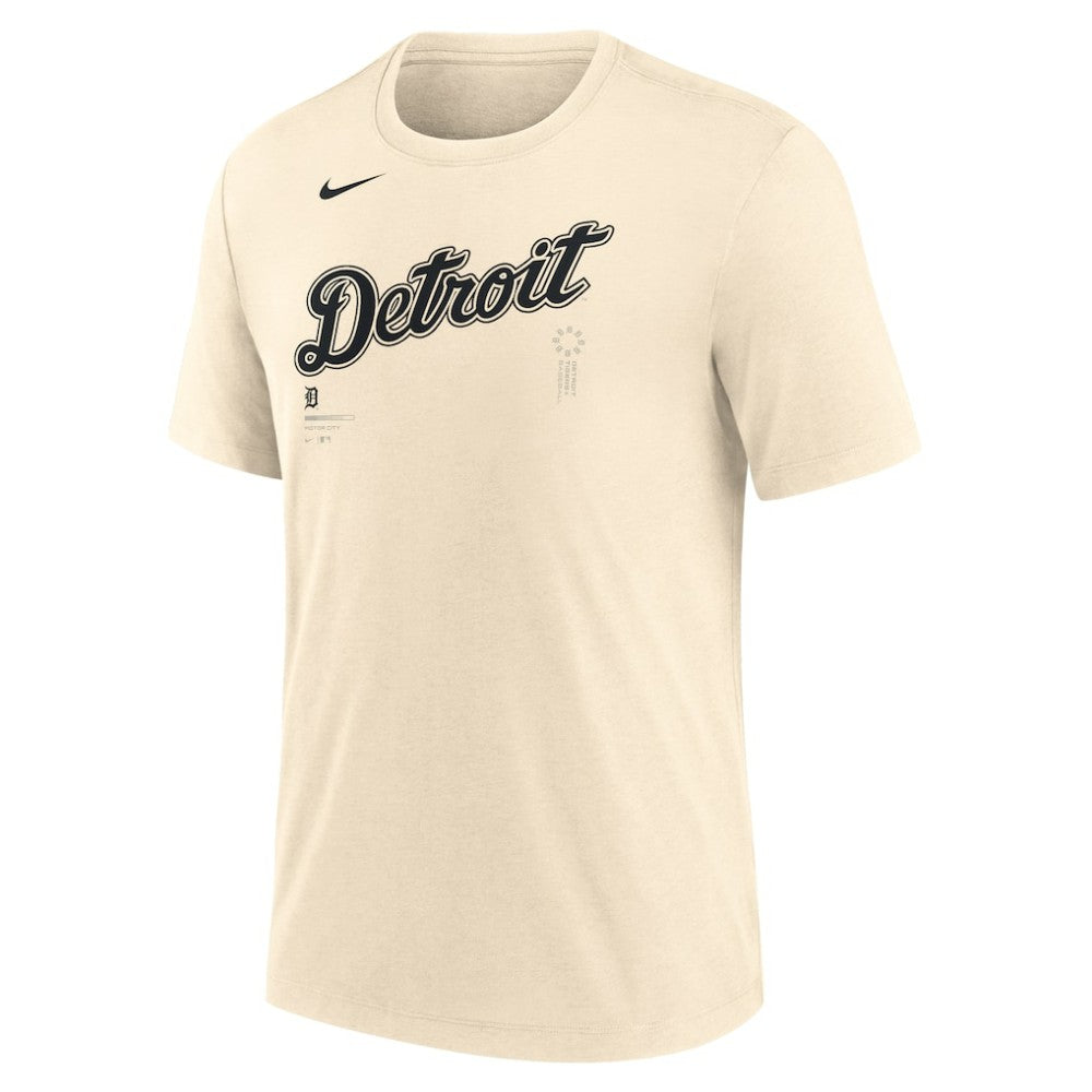 Detroit Tigers Nike Wordmark Tri-Blend T-Shirt - MLB