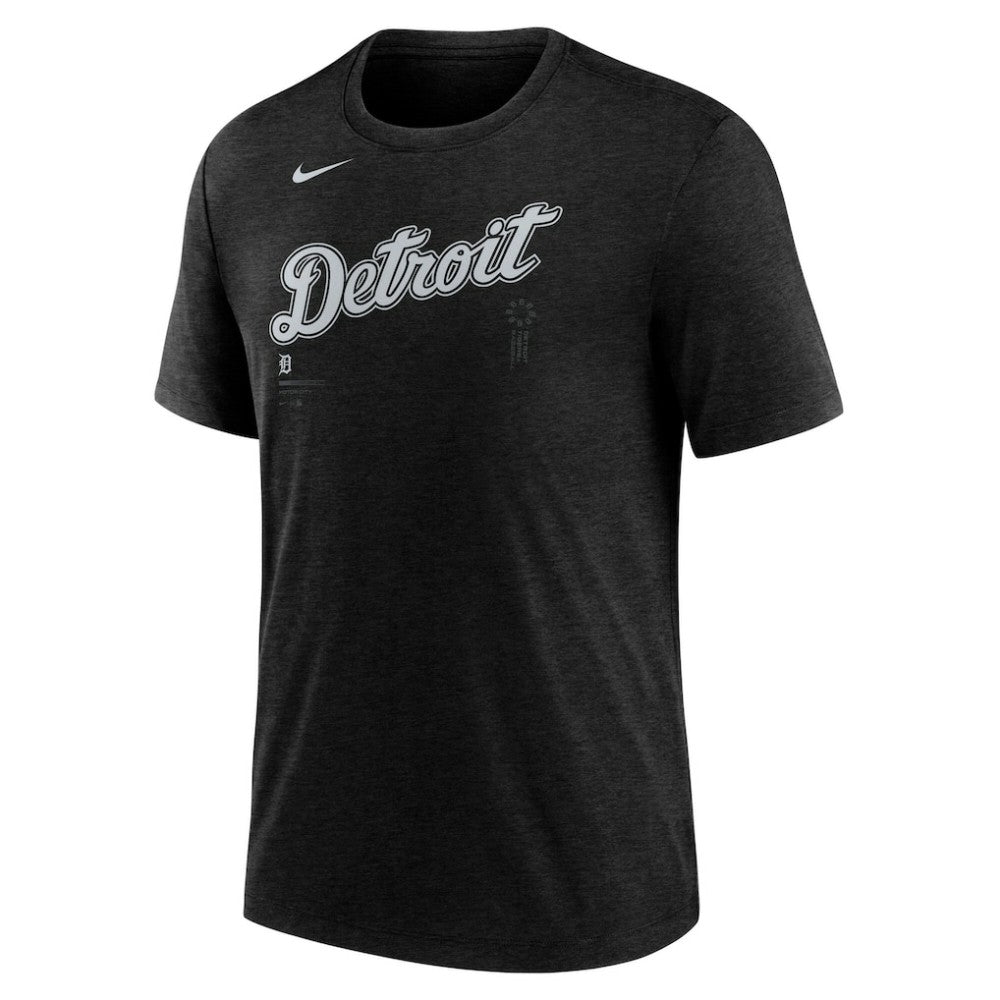 Detroit Tigers Nike Wordmark Tri-Blend T-Shirt - MLB