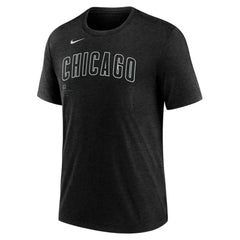Chicago Cubs Nike Wordmark Tri-Blend T-Shirt - MLB