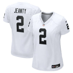 Ashton Jeanty Las Vegas Raiders Women's Game Jersey White | Nike for Sale