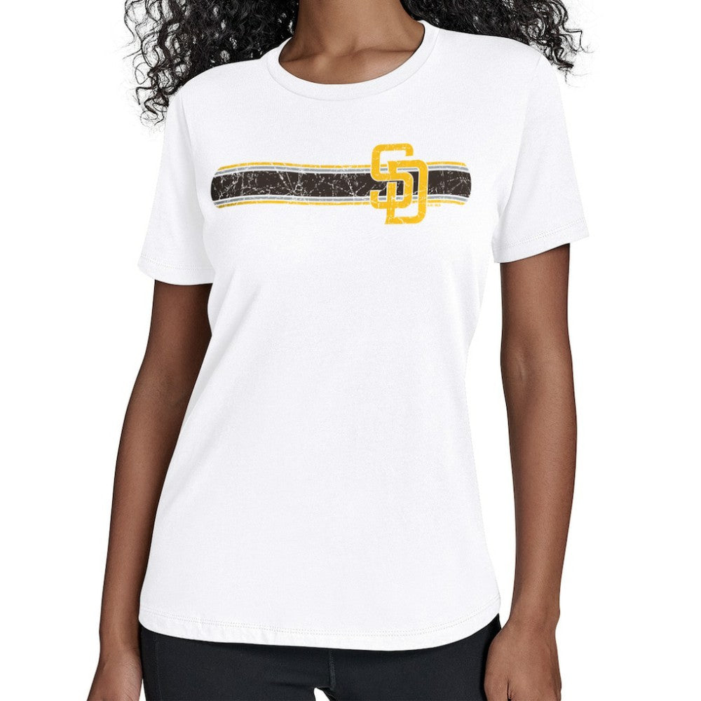 San Diego Padres Starter Women's Team Stripe T-Shirt - MLB