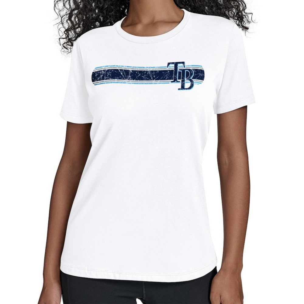 Tampa Bay Rays Starter Women's Team Stripe T-Shirt - MLB