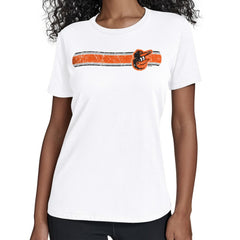 Baltimore Orioles Starter Women's Team Stripe T-Shirt - MLB