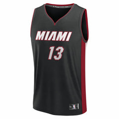 Bam Adebayo Miami Heat Youth Fast Break Replica Player Jersey Black Icon Edition - NBA