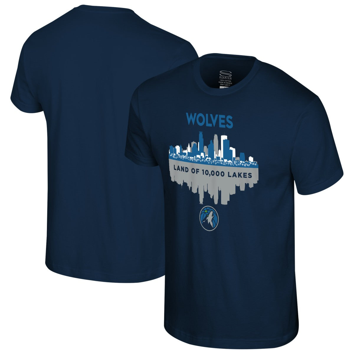 Minnesota Timberwolves Stadium Essentials Cities T-Shirt Navy - NBA