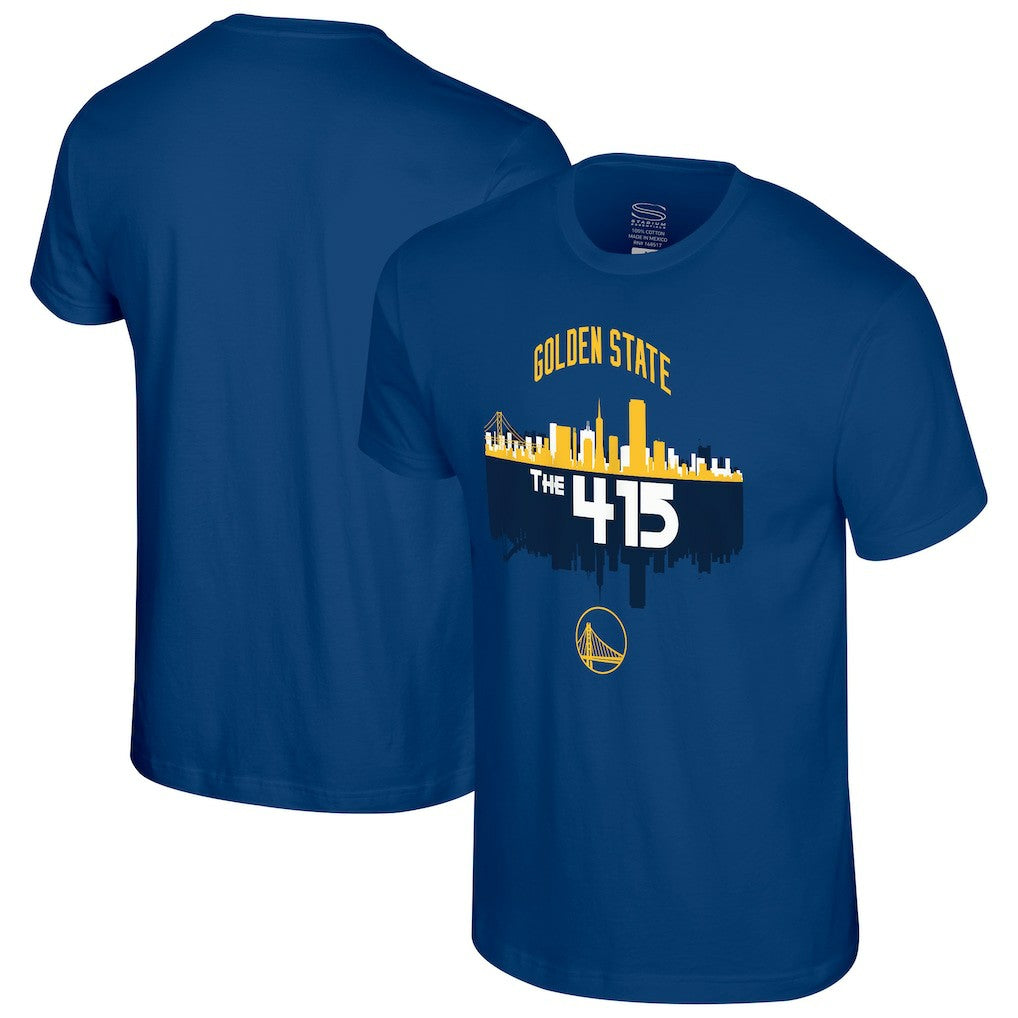 Golden State Warriors Stadium Essentials Cities T-Shirt Royal - NBA