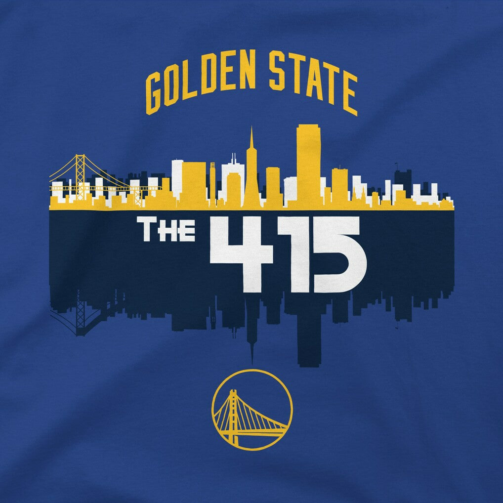 Golden State Warriors Stadium Essentials Cities T-Shirt Royal - NBA