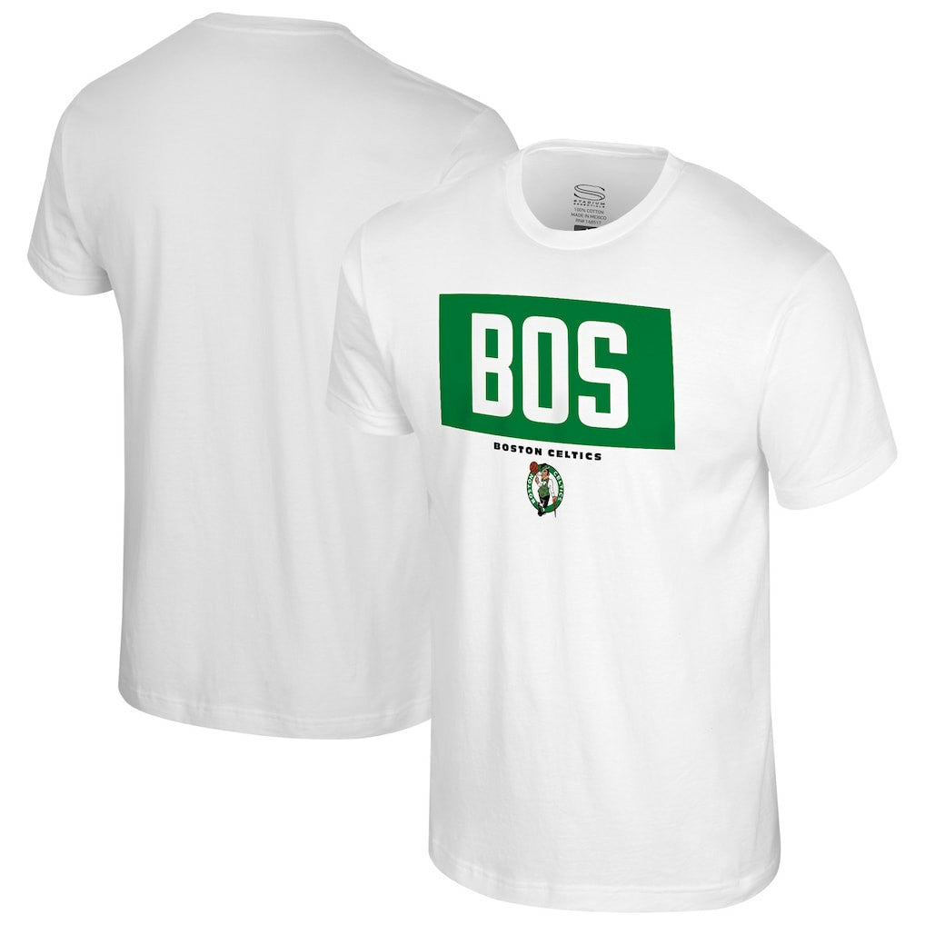Boston Celtics Stadium Essentials Crossbar T-Shirt White - NBA