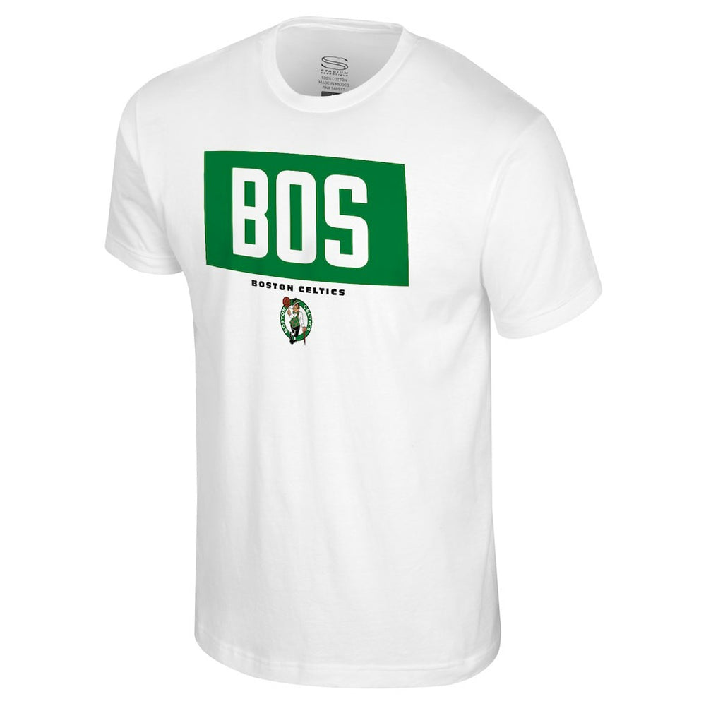 Boston Celtics Stadium Essentials Crossbar T-Shirt White - NBA