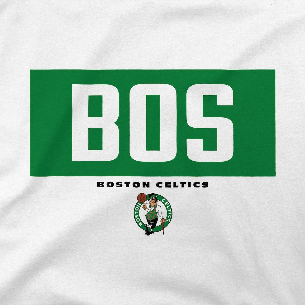 Boston Celtics Stadium Essentials Crossbar T-Shirt White - NBA