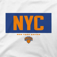 New York Knicks Stadium Essentials Crossbar T-Shirt White - NBA