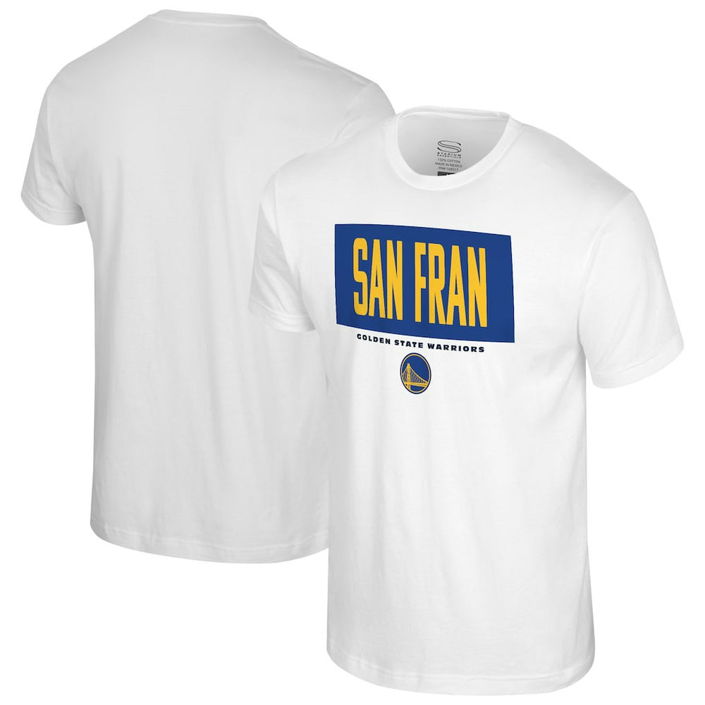 Golden State Warriors Stadium Essentials Crossbar T-Shirt White - NBA