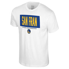 Golden State Warriors Stadium Essentials Crossbar T-Shirt White - NBA