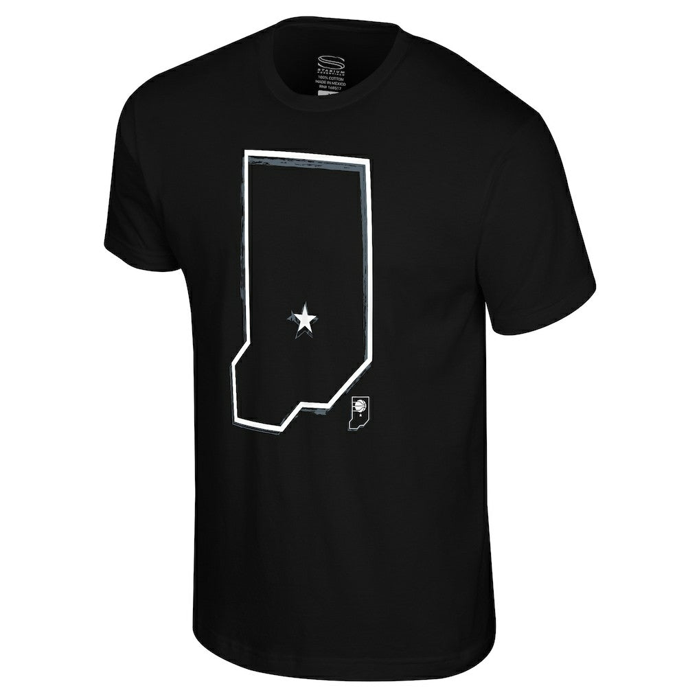 Indiana Pacers Stadium Essentials Mono Element T-Shirt Black - NBA
