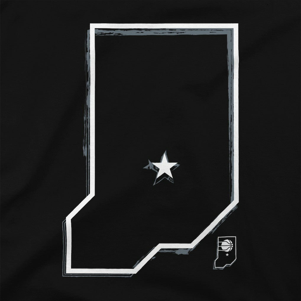 Indiana Pacers Stadium Essentials Mono Element T-Shirt Black - NBA