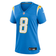 Omarion Hampton Los Angeles Chargers Women's Team Game Jersey Powder Blue | Nike for Sale