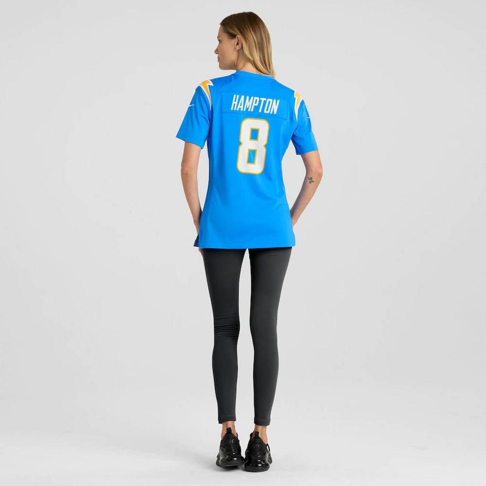 Omarion Hampton Los Angeles Chargers Women's Team Game Jersey Powder Blue | Nike for Sale