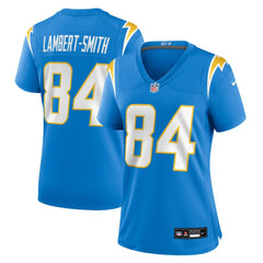 KeAndre Lambert-Smith Los Angeles Chargers Women's Team Game Jersey Powder Blue | Nike for Sale