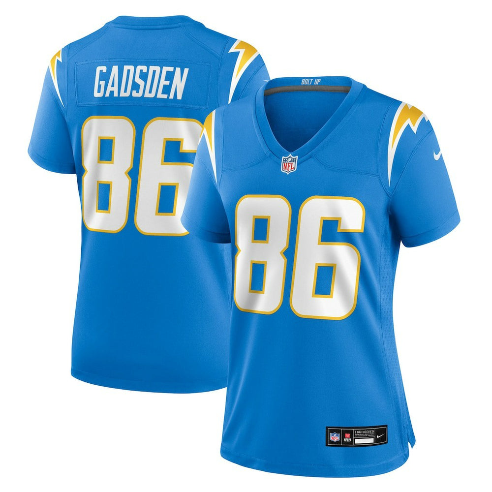 Oronde Gadsden Los Angeles Chargers Women's Team Game Jersey Powder Blue | Nike for Sale