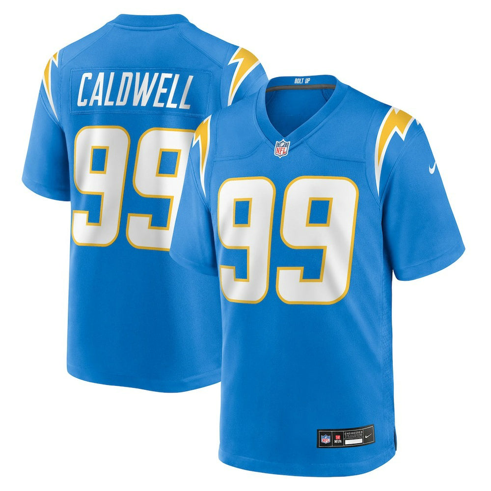 Jamaree Caldwell Los Angeles Chargers Team Game Jersey Powder Blue | Nike for Sale