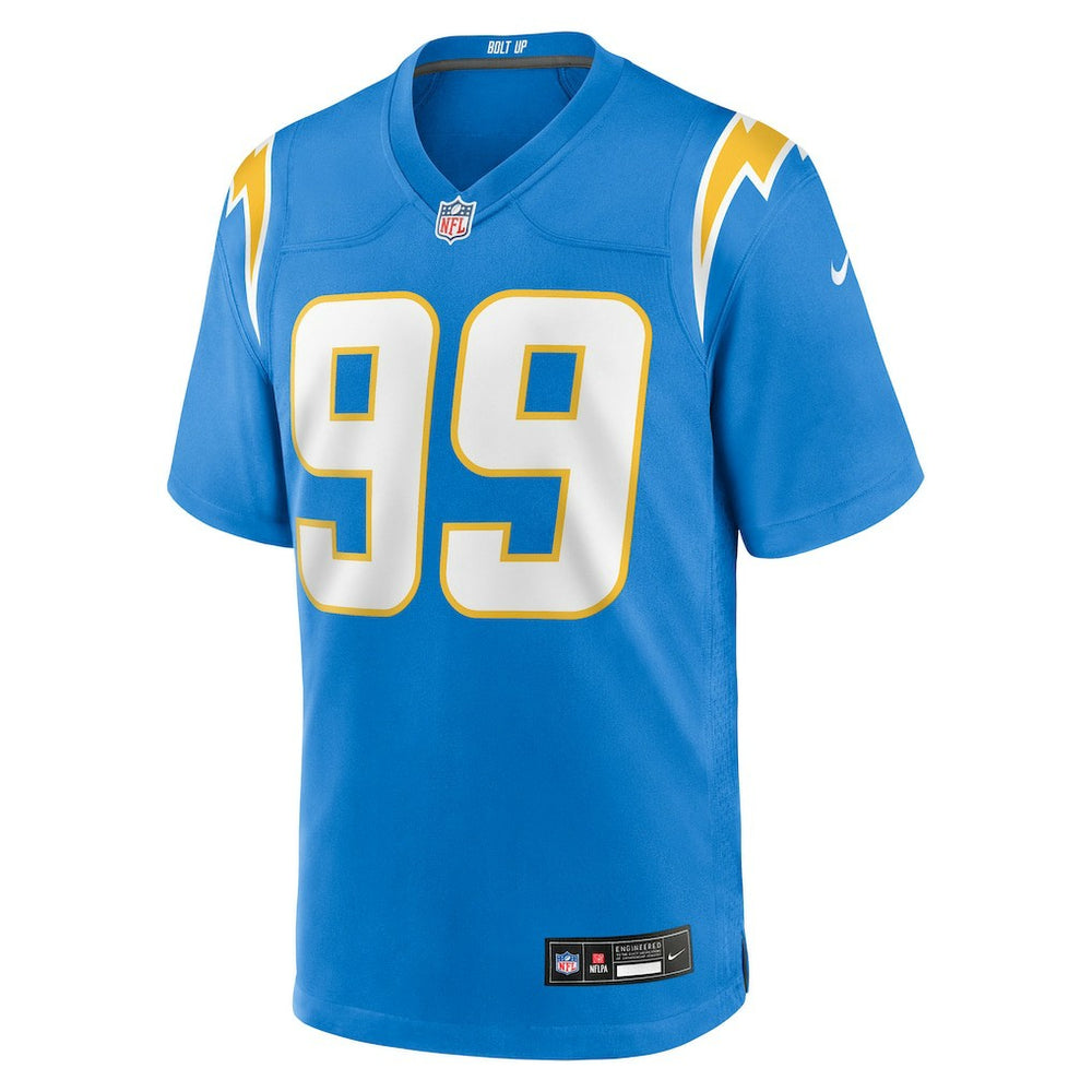Jamaree Caldwell Los Angeles Chargers Team Game Jersey Powder Blue | Nike for Sale