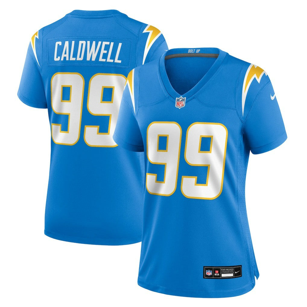 Jamaree Caldwell Los Angeles Chargers Women's Team Game Jersey Powder Blue | Nike for Sale
