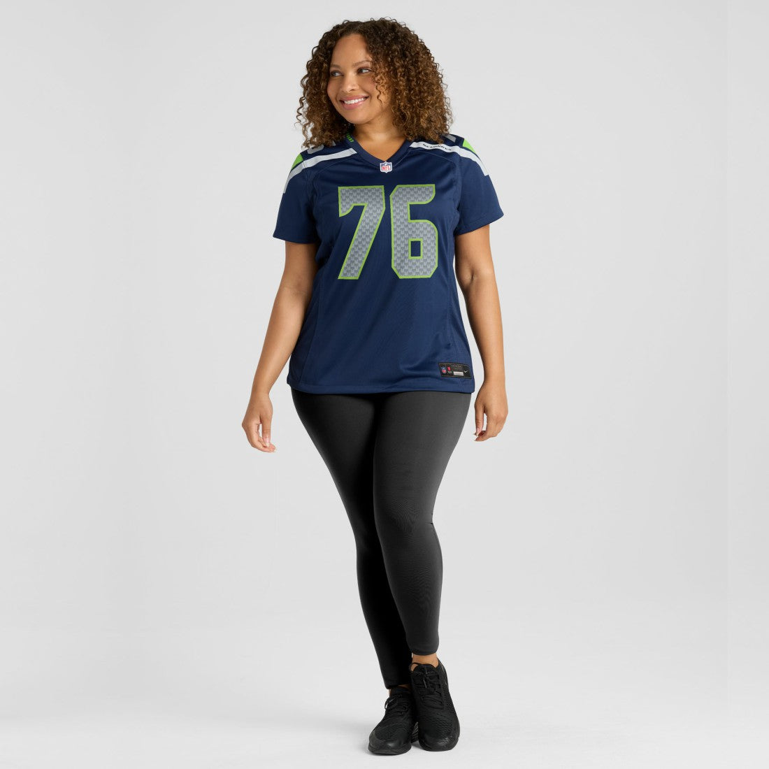 Grey Zabel Seattle Seahawks Women's Team Game Jersey College Navy | Nike for Sale
