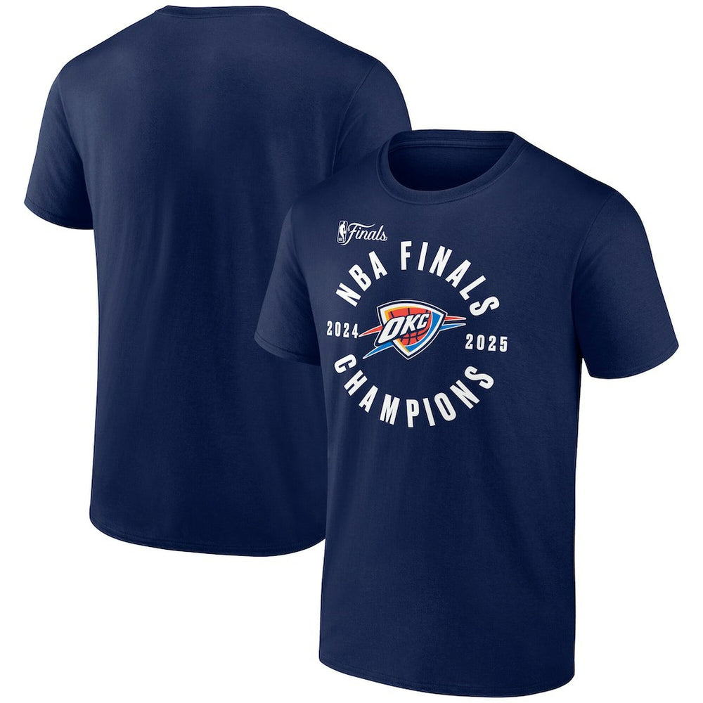 Oklahoma City Thunder 2025 NBA Finals Champions Offensive Rebound T-Shirt Navy - NBA