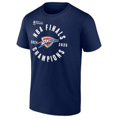 Oklahoma City Thunder 2025 NBA Finals Champions Offensive Rebound T-Shirt Navy - NBA