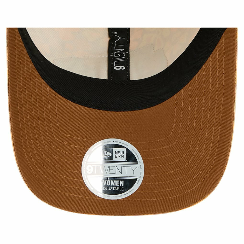 Kansas City Chiefs New Era Women's Floral 9TWENTY Adjustable Hat Tan | NFL