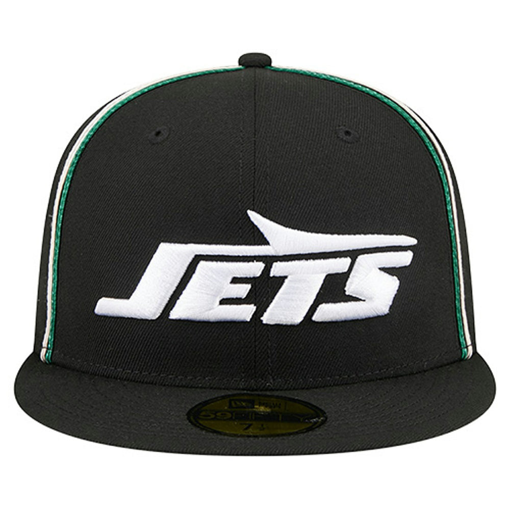 New York Jets New Era Soutache 59FIFTY Fitted Hat Black | NFL