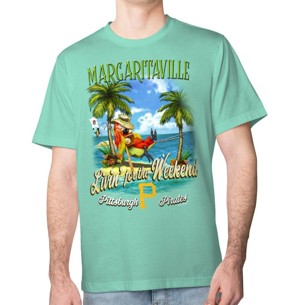 Pittsburgh Pirates Margaritaville Livin' for the Weekend T-Shirt - MLB