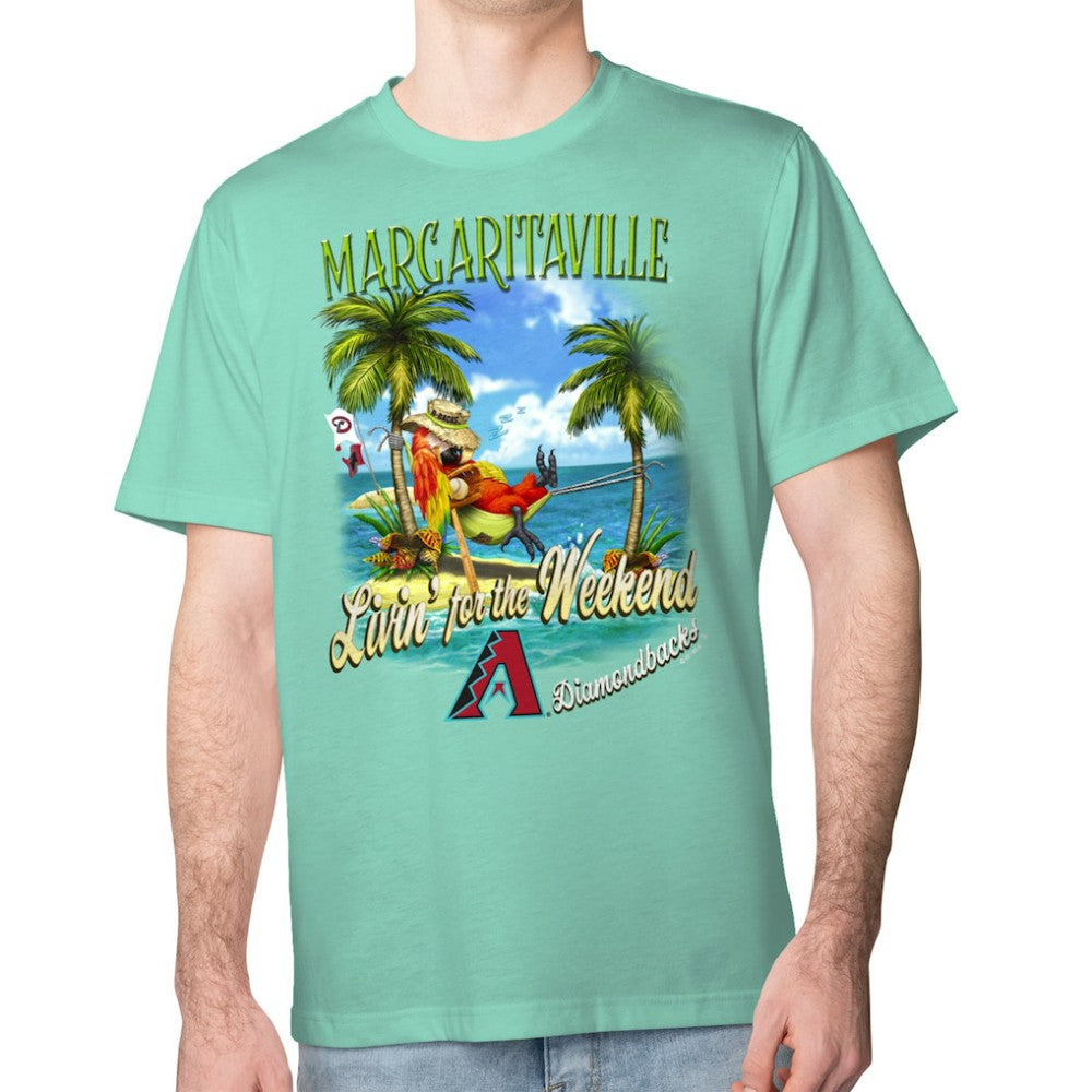 Arizona Diamondbacks Margaritaville Livin' for the Weekend T-Shirt - MLB