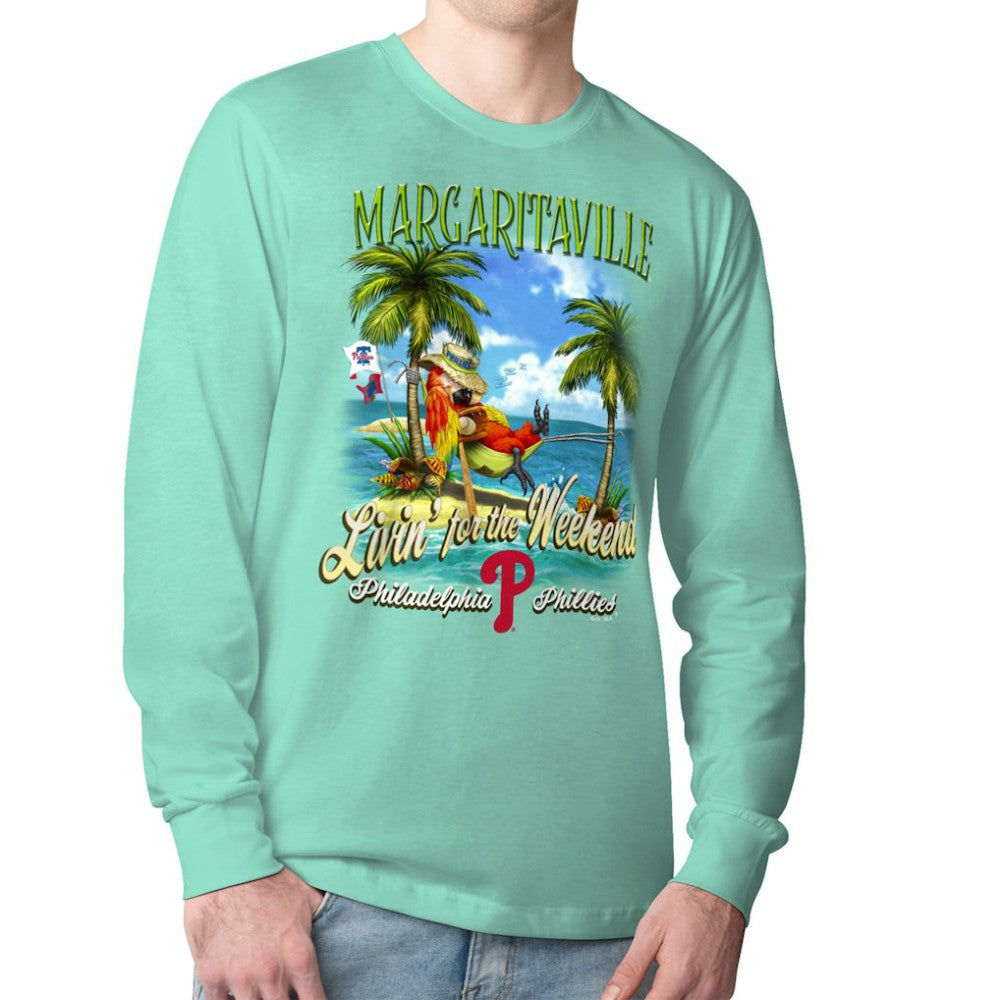 Philadelphia Phillies Margaritaville Livin' for the Weekend Long Sleeve T-Shirt - MLB