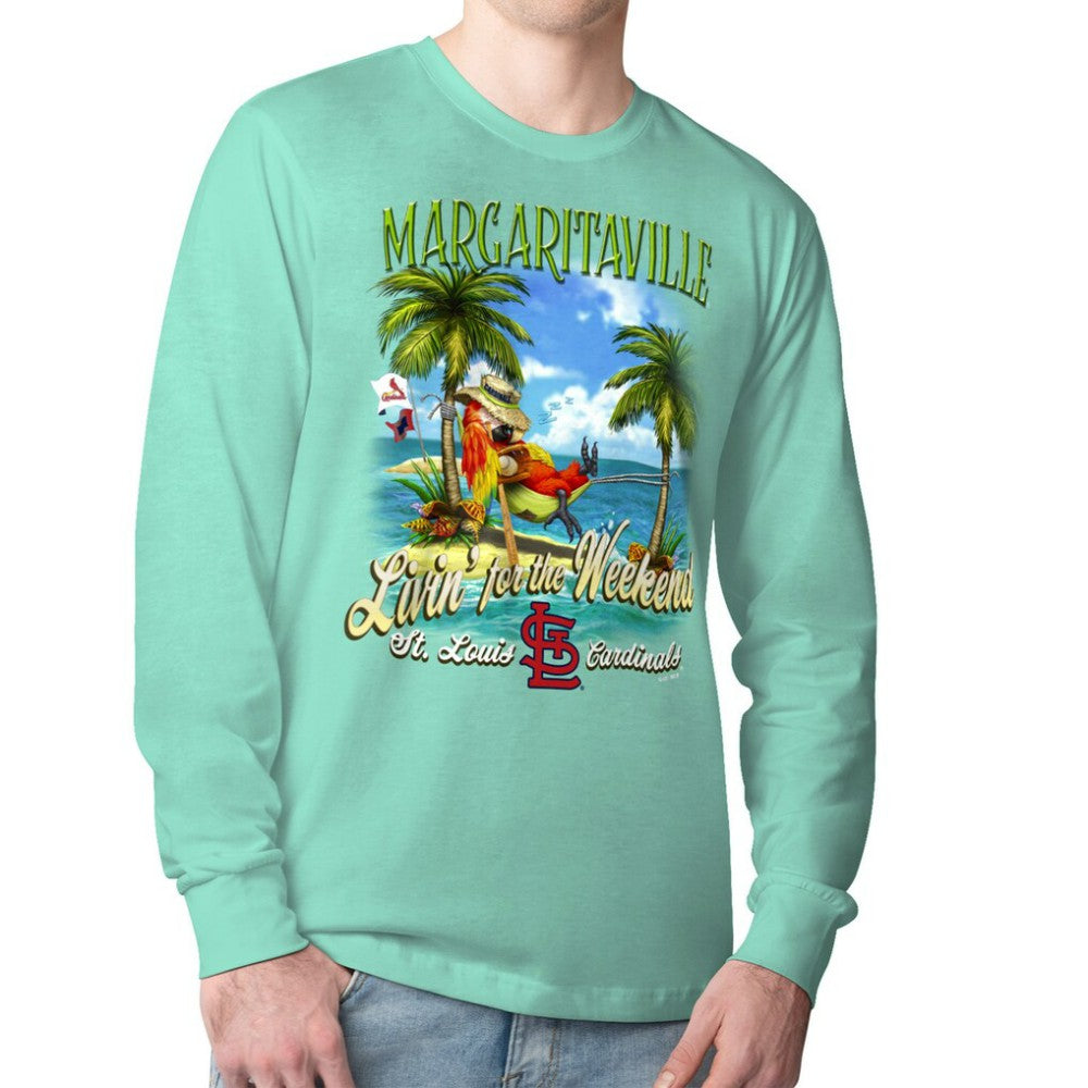 St. Louis Cardinals Margaritaville Livin' for the Weekend Long Sleeve T-Shirt - MLB