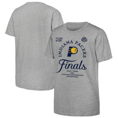 Indiana Pacers Youth Heather Gray 2025 Eastern Conference Champions Locker Room T-Shirt - NBA