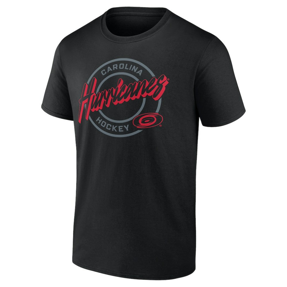 Carolina Hurricanes Colorblock Puck T-Shirt - Black - NHL