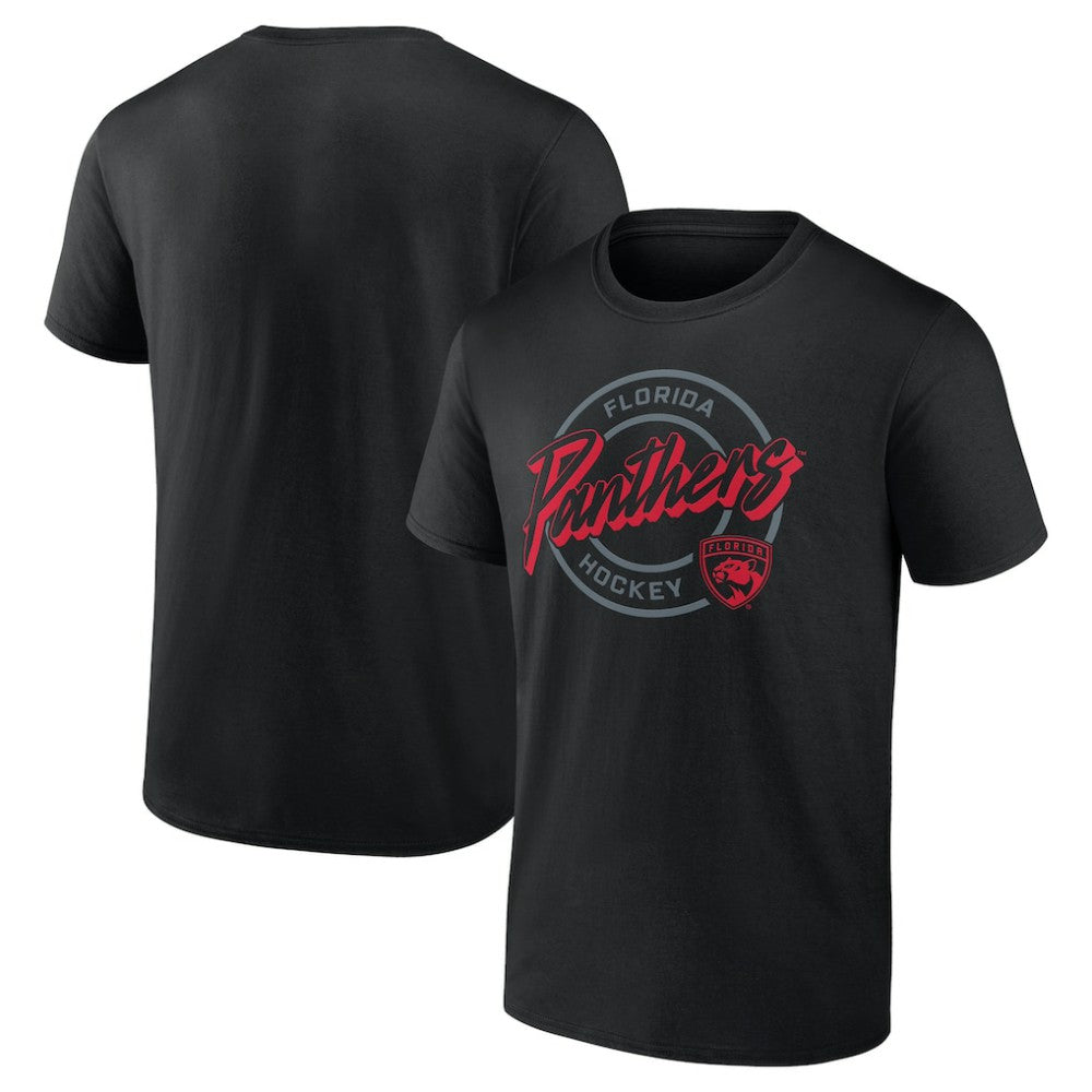 Florida Panthers Colorblock Puck T-Shirt - Black - NHL