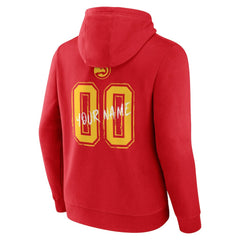 Atlanta Hawks Hustle Custom Pullover Hoodie Red - NBA