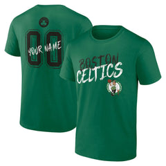 Boston Celtics Hustle Custom T-Shirt Kelly Green - NBA