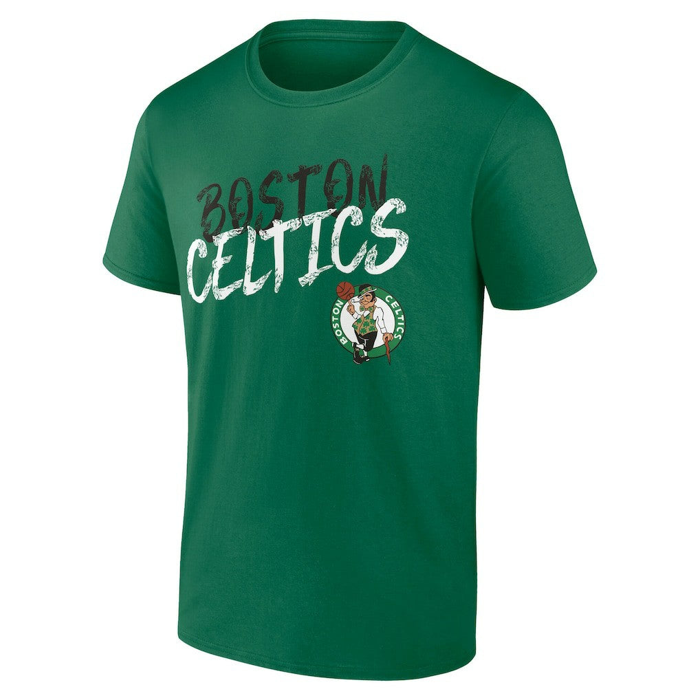 Boston Celtics Hustle Custom T-Shirt Kelly Green - NBA